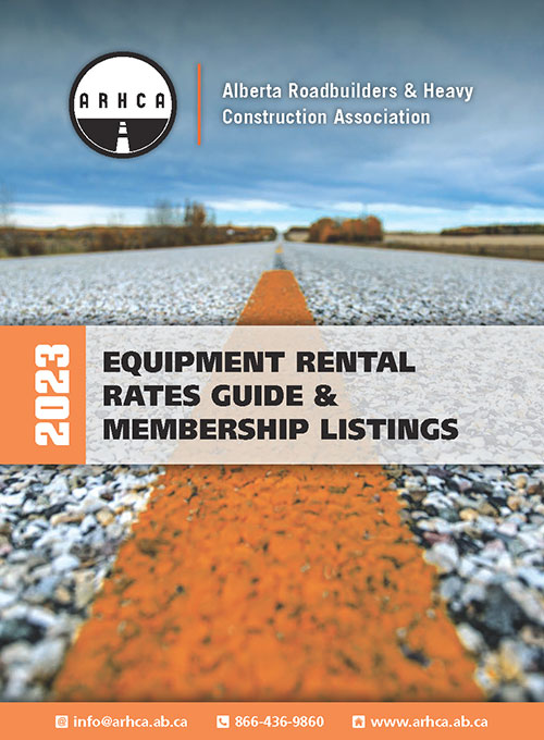 RHCA Rental Rates Guide and Membership Listings Directory cover